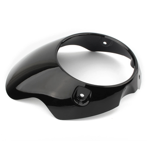 RACEPRO moto carenatura del faro Cafe Racer 8 pollici copertura del parabrezza per Honda Yamaha Victory Ducati Monster Bobber Chopper - Product Image 5