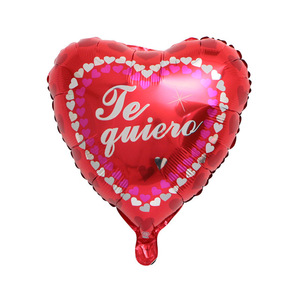 DJTSN 18 pulgadas globo español TE AMO Día de San Valentín globo de aluminio suministros de decoración de la boda crear ambiente romántico - Product Image 6