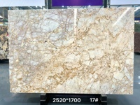 BOTON STONE coupé à la taille pierre naturelle Bvlgari décoration de la maison salon or marbre dalle de sol