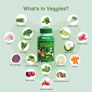 OEM/ODM Les capsules naturelles de fruits et légumes entiers soutiennent une alimentation saine, un must pour une alimentation saine - Product Image 4