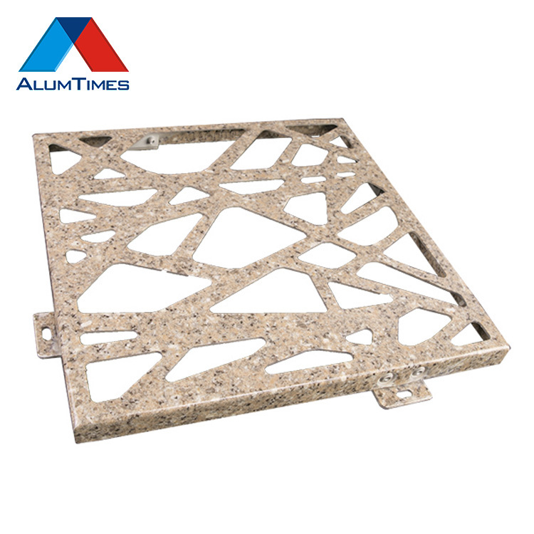 Hotel Polyester Paint Easy Maintenance Aluminium Cnc Carved Wall Metal Facade Perforated Aluminum Panel