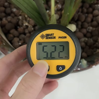 Testeurs de pH du sol numériques en plastique de haute qualité avec écran LCD, piles AAA, pour mesurer l'humidité et les niveaux de pH des plantes en pot
