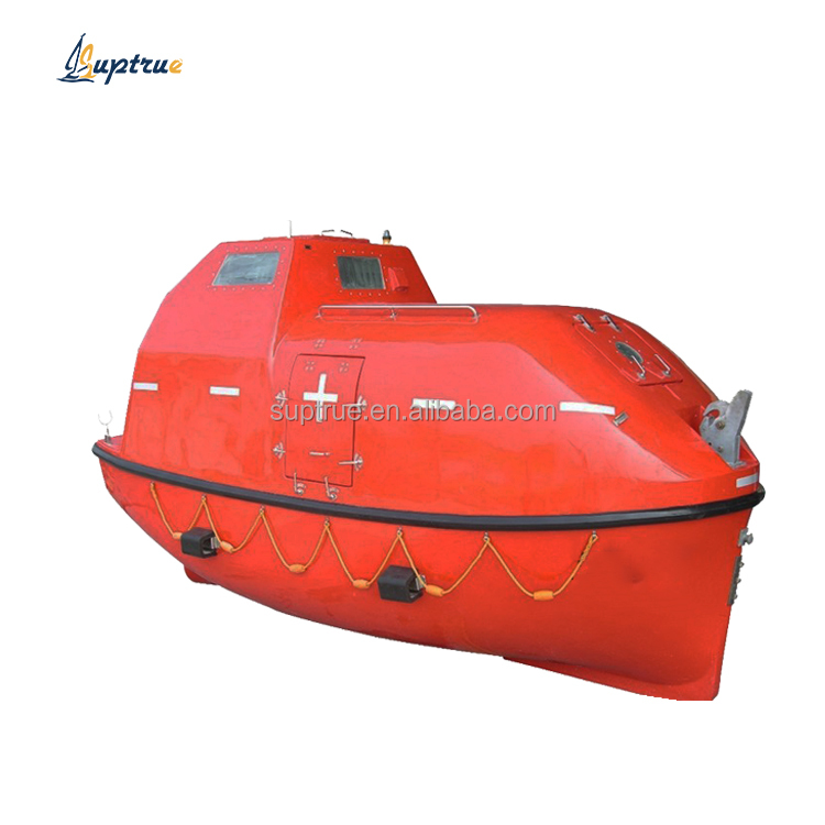 F.R.P totally enclosed lifeboat , marine F.R.P life boat , SOLAS CHINA lifesaving boat