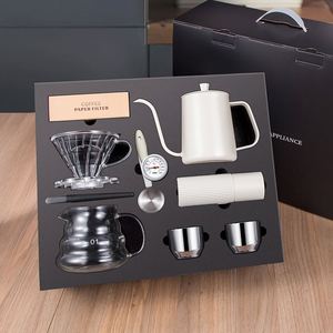 Italian Style Espresso Coffee <b>Set</b> with Moka <b>Pot</b> Cups Sugar Bowls and Milk Frother for Cafe Restaurant Use - Product Image 3