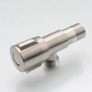 Oem Chroom Kleur 1/2 "Angel Stop Ms Messing Met Driehoek Handwiel 1/2" X1/2 "Hoek Ventiel 1/2X1/2 Engel Ventiel