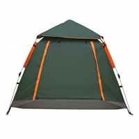 Tenda Camping Otomatis Instan 3-4 Orang, Pelindung Matahari untuk Piknik Keluarga di Luar Ruangan