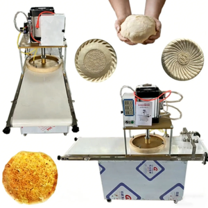 Máquina Automática para Hacer Bases de Pizza, Motor de 220V, Acero Inoxidable de Grado Alimenticio, 600W, Capacidad de 350-450kg/h, Multifunción para Naan - Product Image 1