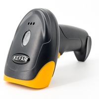 Escáner de Códigos de Barras KEFAR 1D+2D QR Inalámbrico 2.4G con Batería, Lector de Códigos de Barras Android Portátil con Soporte