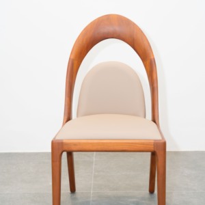 Modern Designer Dining Chair Solid Walnut Wood <b>Frame</b> Precision Mortise and Tenon Construction for Home Hotel Restaurant PISANO - Product Image 3