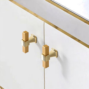 Poignée de meuble BAOCHUN en aluminium, moderne, simple, luxe léger, extra longue, pour porte de placard, tiroir - Product Image 5