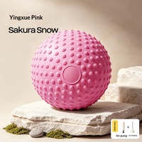 Ballon de massage de yoga en PVC de 25 cm, pointu et convexe, pour l'entraînement de Pilates, les exercices abdominaux et du plancher pelvien, avec pompe