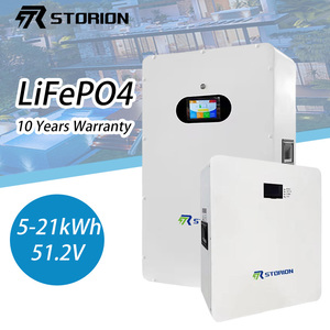 Storion 8000 + chu kỳ 5KW năng lượng mặt trời Máy phát điện 51.2V 100-200ah LiFePO4 lithium năng lượng trạm Lai Lưới treo tường IP54 năng lượng mặt trời nhà - Product Image 4