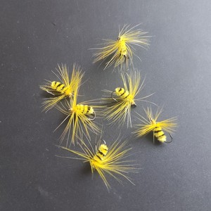 10pcs White Strip Bass Pike <strong>Fish</strong> Hook Bait Micro-Object Bionic Insect PVC Lure Fly Line Group Bottom Fishing Carp for Lake - Product Image 5