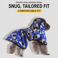 Imperméable pour grand chien avec bandes réfléchissantes et ouverture dissimulée pour laisse – Veste imperméable pour grandes races par temps humide