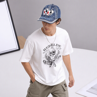 Casquette de baseball noire brodée avec œillets et applique quatre aces, vente en gros, personnalisable, faible MOQ, fournisseur OEM en gros, fabricant