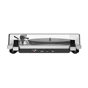 Tocadiscos Retro de 2 velocidades, Tocadiscos negro de Piano, plato de aluminio, reproductor de función de parada automática - Product Image 5
