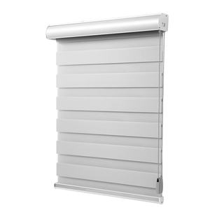 Tende a Rullo Motorizzate <span class=keywords><strong>Zebra</strong></span> MEIERNAI su Misura con Controllo Wifi Oscurante Doppio Motore Elettrico Zigbee per Finestre - Product Image 1