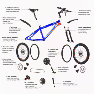 Bicicleta de Montaña para Niños WANYI al por Mayor, 21 Velocidades, Cuadro de Acero de 20 Pulgadas, Frenos de Disco, Llantas de Aleación de Aluminio - Product Image 2