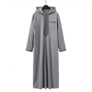 <span class=keywords><strong>Djellaba</strong></span> islamique à capuche pour homme, style marocain, pour l'Aïd et le Ramadan, faible MOQ - Product Image 4