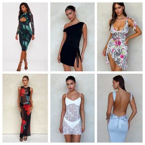 Vestidos Casuales de Moda para Mujer al por Mayor, de Alta Calidad, Cómodos, de Algodón, de Manga Corta, Elegantes, Envío Aleatorio - Product Image 6