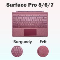 Le clavier magnétique original est compatible avec le clavier rechargeable Microsoft Pro 5 6 7