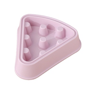 La comida lenta evita la asfixia. Colorido, práctico, suave para <span class=keywords><strong>el</strong></span> estómago, fácil de limpiar, antideslizante, tazón/alimentador para mascotas - Product Image 4