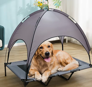 Tienda de campaña para perros 2025, superventas, a prueba de humedad, ecológica, clásica, sólida, para uso en verano, fresca, con estructura alta/baja extraíble y lavable - Product Image 2