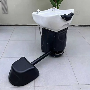 Lavacabezas Móvil Eléctrico para Salón de Belleza y Peluquería con Terapia de Agua Dividida y Elevación Eléctrica - Product Image 2