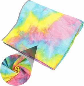 Thick Microfiber <b>Mat</b> Custom Logo Non Slip Workout Gym Yoga Towel With <b>Silicone</b> Dots - Product Image 4