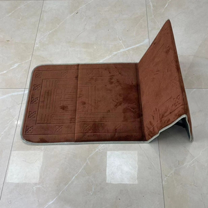 เสื่อสวดมนต์อิสลามแบบธรรมดาสามารถพับเก็บได้ทำด้วยมือซักได้สำหรับใช้ในบ้านพร้อมกระเป๋าสำหรับชาวมุสลิม - Product Image 5