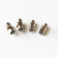 Nickel plaqué laiton raccords de tuyauterie G1/4, G1/8, M10x1, m12x1 filetage mâle à mâle luer lock adaptateur