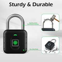 Mini cadenas intelligent biométrique étanche IP67 pour armoire de gymnase scolaire, sécurité Tuya, empreinte digitale, cloud, pour bagages et voyages