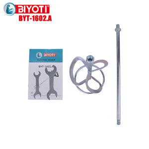 BIYOTI Bétonnière électrique portable industrielle 220V, outil de construction avec moteur à couple élevé de 1680W - Product Image 3