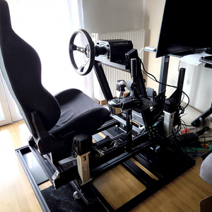 6063 T5 aluminium jeu course <span class=keywords><strong>Sim</strong></span> simulateur Cockpit plate-forme de conduite pour PS4 PS5 Xbox PC voiture GTR <span class=keywords><strong>Sim</strong></span> siège de course - Product Image 6