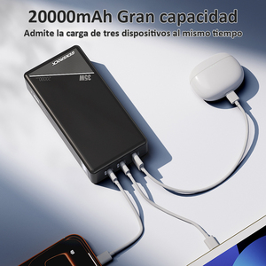 Banco de Energía de Carga Rápida Us Spot de <span class=keywords><strong>20000</strong></span> <span class=keywords><strong>mAh</strong></span>, Estación de Energía Portátil con Salida Tipo C de 35 W, Banco de Energía de Carga Súper Rápida <span class=keywords><strong>para</strong></span> Teléfono <span class=keywords><strong>Celular</strong></span> - Product Image 4