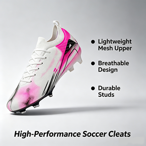 <span class=keywords><strong>Scarpe</strong></span> da Calcio FG AG TF Traspiranti con Tomaia in Rete per Uomo e Donna, per Campi Indoor e in Erba Sintetica, Primavera Autunno - Product Image 2