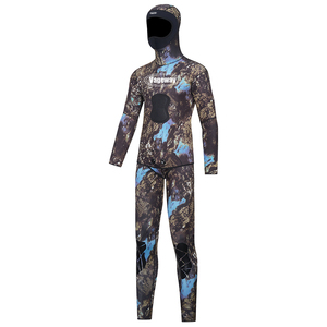 <span class=keywords><strong>Combinaison</strong></span> de plongée en néoprène à cellules ouvertes à capuche pour <span class=keywords><strong>homme</strong></span>, camouflage coloré, 3 mm, 2 pièces, directement de l'usine, pour la pêche sous-marine, la plongée en apnée, la <span class=keywords><strong>natation</strong></span> et la plongée - Product Image 4