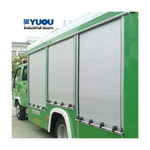 China Wholesale Manufacturer Automatic Rolling Shutter Fire Engines Manual Decorative Aluminum Door For Fire Engines