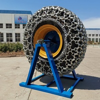 Cargador de trabajo para minería, cadena de protección de neumáticos, cadena de nieve para Tractor, cadenas de neumáticos usados para neumáticos OTR