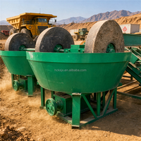 Moulin à tambour humide simple à double roue pour l'extraction minière, idéal pour l'or, le cuivre, l'argent, le plomb, le zinc, le fer – Petit investissement