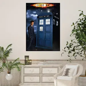 电视D-Doctor英国W-Who海报印花墙贴绘画卧室客厅装饰办公室家居不干胶