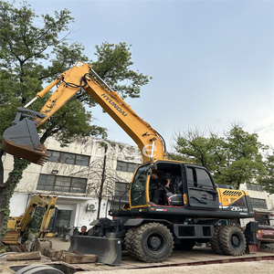 รถขุดไฮดรอลิกฮุนได รุ่น 210W-9 ความจุ 21 ตัน ยี่ห้อเกาหลี เครื่องจักรก่อสร้าง เครื่องยนต์คัมมินส์ เกียร์ ปั๊ม แบริ่ง - Product Image 3