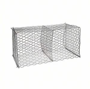 Gabbion en treillis métallique flexible et perméable pour la conservation des sols et les murs de soutènement paysagers - Product Image 3