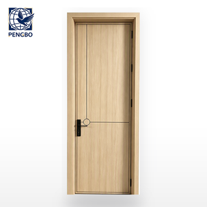 <span class=keywords><strong>Porte</strong></span> intérieure WPC à grain <span class=keywords><strong>de</strong></span> bois naturel, motif cercle croisé, design minimaliste pour <span class=keywords><strong>chambre</strong></span> moderne, hôtel, villa, hôpital - Product Image 1