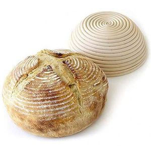 Racloir à Pâte Logo Gris Panier à Pain en Paille Banneton Riz Farine Formage Outils Cuisine Tranche German Petit Métal Bois Fibre - Product Image 3