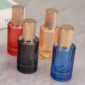 Chất lượng cao đa-màu 30ml & 50ml dày dưới vuông chai nước hoa thủy tinh rỗng vàng phun cap vuông hộp đóng gói bơm lại - Product Image 4