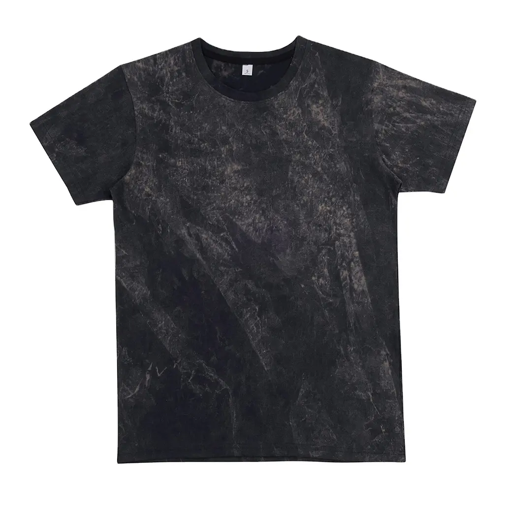Dark Charcoal Men's Casual T-Shirt Urban Washed Cotton Comfortable Everyday Wear