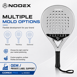 Raqueta de Pádel Metálica de Carbono Completo, Innovadora y Popular de Clase Mundial, con Marco Reforzado con Carbono 3K, Hoja de Pádel Duradera y Estable - Product Image 5