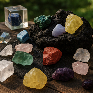 หินคริสตัลธรรมชาติแบบขายส่ง หินอโรมาเธอราพี หินดิฟฟิวเซอร์ วัตถุดิบหินดิบ หินบด หินแร่ตัวอย่าง - Product Image 5