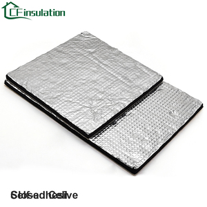 Cf ruba Nitrile đóng cửa di động bọt cách nhiệt làm giảm vật liệu tự dính Nhôm sợi thủy tinh lá cho xe van cắm trại - Product Image 1